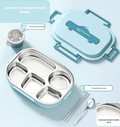 GALVOT boite de repas Bleu Ciel / 1500 ML / 5 Boîte à repas isotherme Inox LunchInox élégante