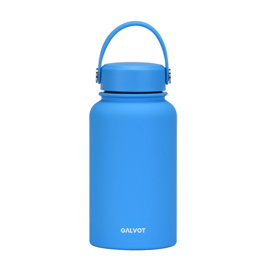 Gourde isotherme 1L  en acier inoxydable, couleur Bleu Majorelle