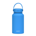 Gourde isotherme 1L  en acier inoxydable, couleur Bleu Majorelle