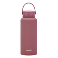 Gourde isotherme 1L  GALVOT  en acier inoxydable, couleur Marron