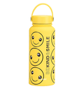 GALVOT Gourde Isotherme Jaune Smile Gourde isotherme 1L imprimée Bel'Art