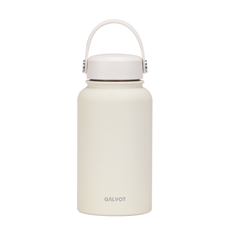 Gourde isotherme 1L en acier inoxydable, couleur  Pop Blanc