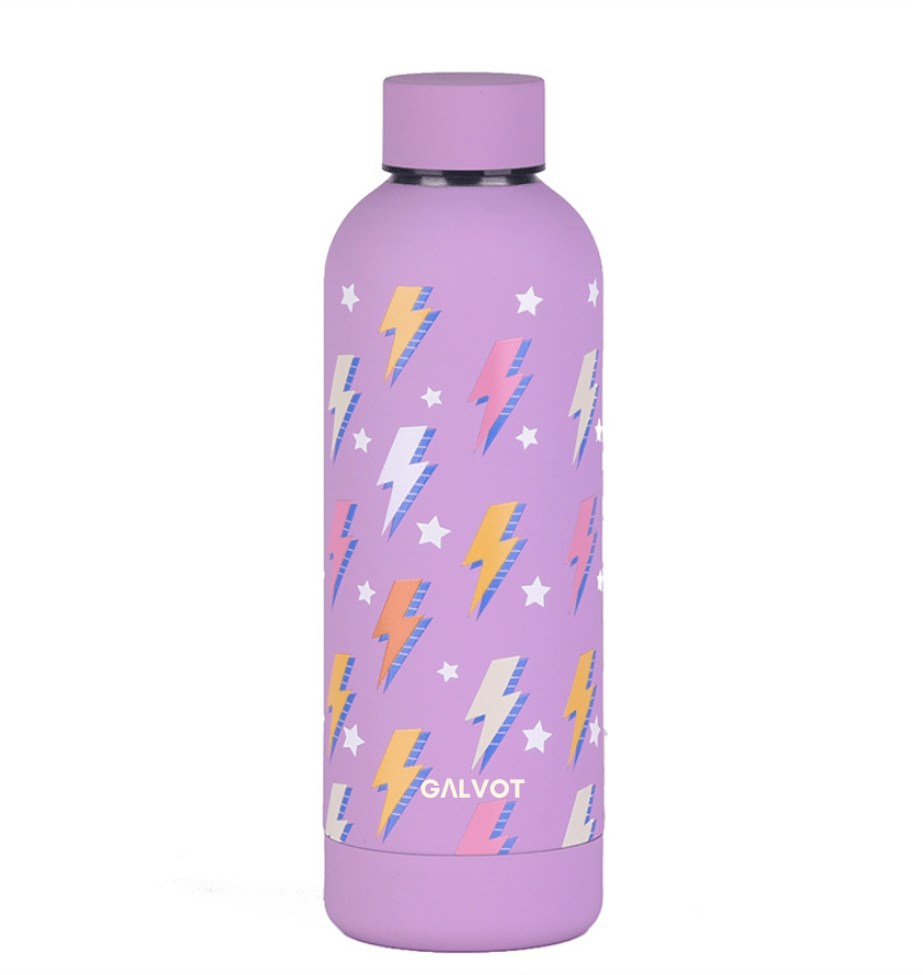 Gourde Isotherme 500 ml StyleTherm GeoGlow – Facile à transporter avec design tendance.