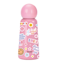 GALVOT Gourde Isotherme Rose Imprimé Gourde enfant imprimée KidsFLASK 350 ML