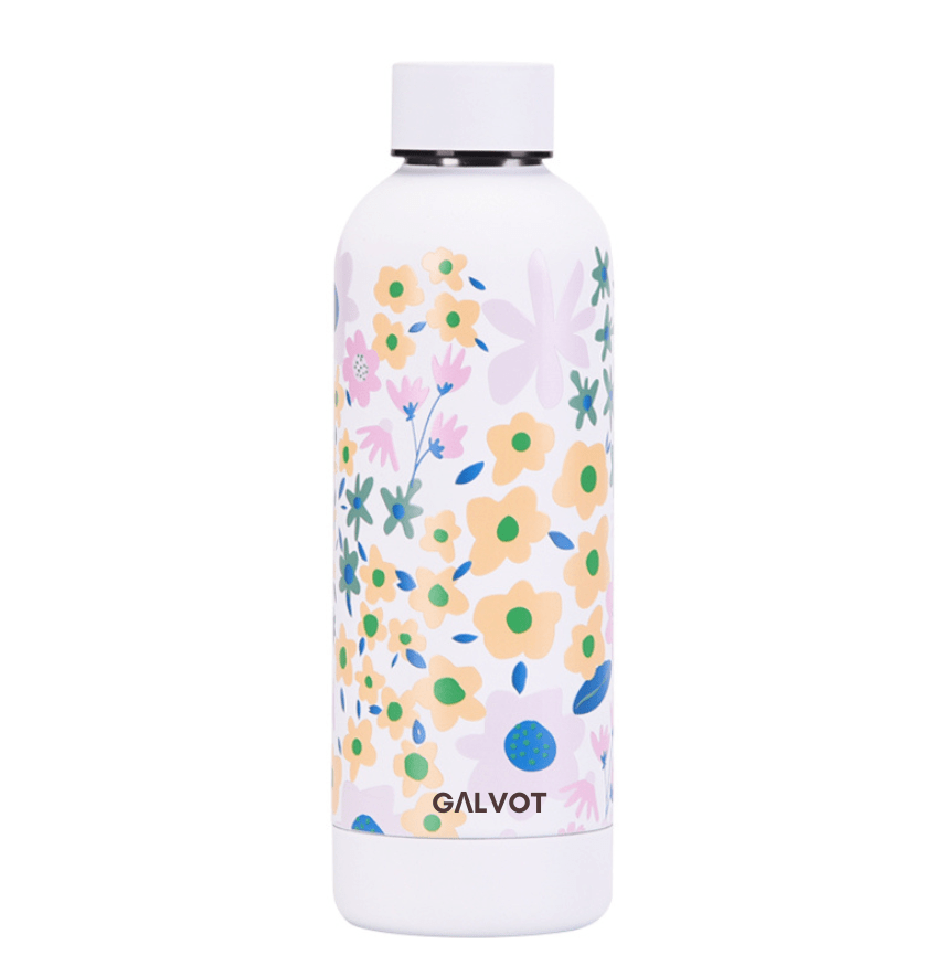 Gourde Isotherme Imprimée Fleur 500ML – Parfaite pour une touche florale et élégante au quotidien